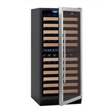 Load image into Gallery viewer, Kings Bottle 100 Bottle Upright Dual Zone Wine Fridge For Home Wine Coolers Just Chill Wine 