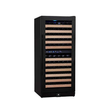 Load image into Gallery viewer, Kings Bottle 100 Bottle Upright Dual Zone Wine Fridge For Home Wine Coolers Just Chill Wine 