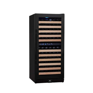 Kings Bottle 100 Bottle Upright Dual Zone Wine Fridge For Home Wine Coolers Just Chill Wine 