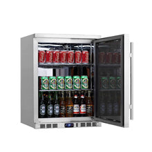 Load image into Gallery viewer, Kings Bottle 24 Inch Outdoor Beer Fridge Cooler Stainless Steel Beverage Cooler Just Chill Wine 