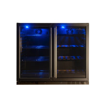 Load image into Gallery viewer, Kings Bottle 39&quot; Under Counter Wine And Beer Fridge Combo Combo Wine/Beverage Cooler Just Chill Wine 