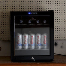 Load image into Gallery viewer, Kings Bottle 45 Can Compressor Mini Fridge Beverage Cooler Just Chill Wine 