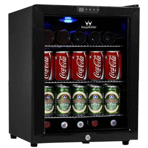 Kings Bottle 45 Can Compressor Mini Fridge Beverage Cooler Just Chill Wine 