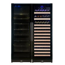 Load image into Gallery viewer, Kings Bottle 72&quot; Large Wine And Beverage Cooler Drinks Combo With Clear Door Combo Wine/Beverage Cooler Just Chill Wine 