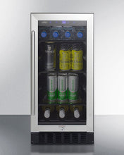 Load image into Gallery viewer, Summit 15&quot; Wide Built-In Beverage Center Just Chill Wine 