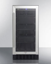 Load image into Gallery viewer, Summit 15&quot; Wide Built-In Beverage Center Just Chill Wine 