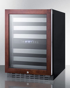 Summit 24" Wide Built-In Wine Cellar, Panel Ready Wine Coolers Just Chill Wine 