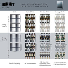 Load image into Gallery viewer, Summit 24&quot; Wide Built-In Wine Cellar Wine Coolers Just Chill Wine 