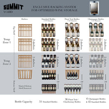 Load image into Gallery viewer, Summit 51 Bottle Integrated Wine Cellar Wine Coolers Just Chill Wine 