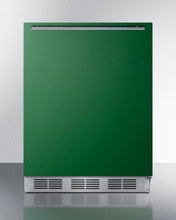 Load image into Gallery viewer, Summit Emrald Green 24&quot; Wide Refrigerator-Freezer Beverage Cooler Just Chill Wine 