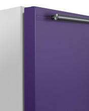 Load image into Gallery viewer, Summit Lavender Purple 24&quot; Wide Refrigerator-Freezer Beverage Cooler Just Chill Wine 