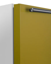 Load image into Gallery viewer, Summit Saffron Yellow 24&quot; Wide Refrigerator-Freezer Beverage Cooler Just Chill Wine 