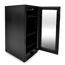 Load image into Gallery viewer, Whynter BBR-801BG Built-in Black Glass 80-can capacity 3.4 cu ft. Beverage Refrigerator Just Chill Wine 