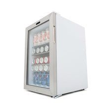 Load image into Gallery viewer, Whynter BR-091WS Beverage Refrigerator With Lock – Stainless Steel 90 Can Capacity Just Chill Wine 