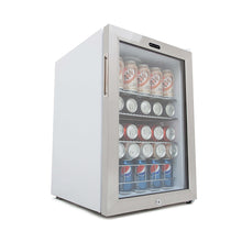 Load image into Gallery viewer, Whynter BR-091WS Beverage Refrigerator With Lock – Stainless Steel 90 Can Capacity Just Chill Wine 