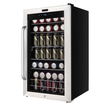 Load image into Gallery viewer, Whynter BR-1211DS Freestanding 121 Can Beverage Refrigerator with Digital Control and Internal Fan Just Chill Wine 