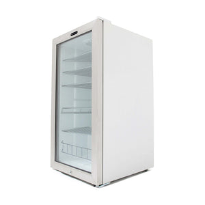 Whynter BR-128WS Beverage Refrigerator With Lock – Stainless Steel 120 Can Capacity Just Chill Wine 