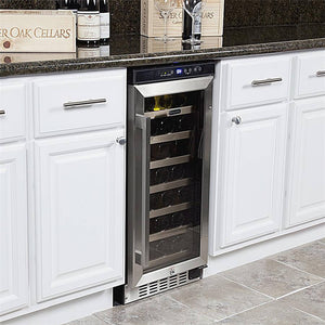 Whynter BWR-33SA 33 Bottle Built-In Wine Refrigerator Just Chill Wine 